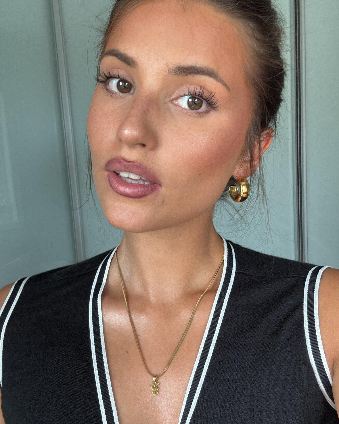 Bold Dome Hoops Gold