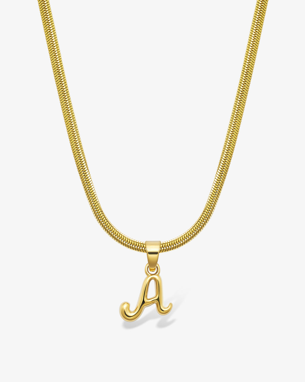 Bone Letter Necklace