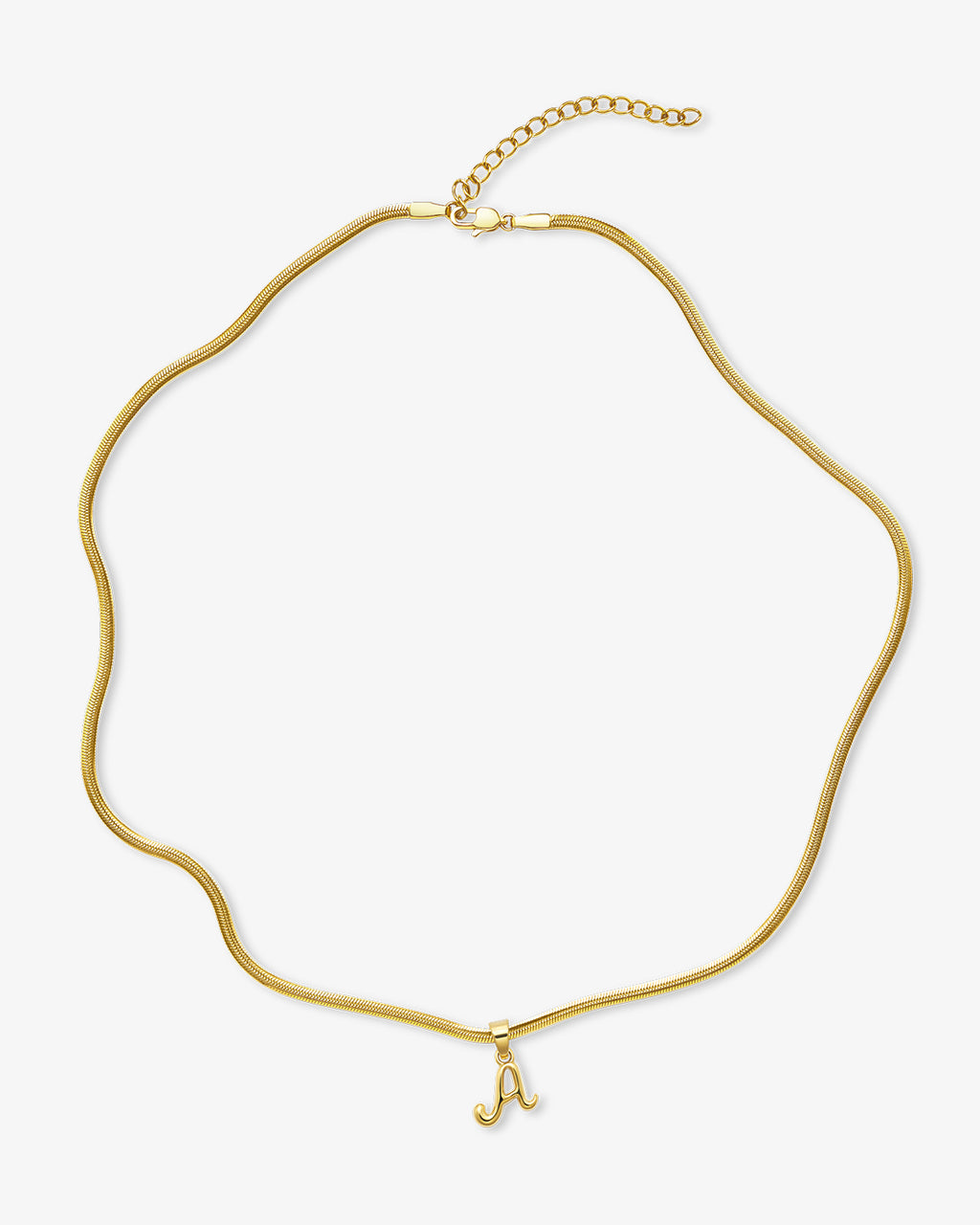 Bone Letter Necklace