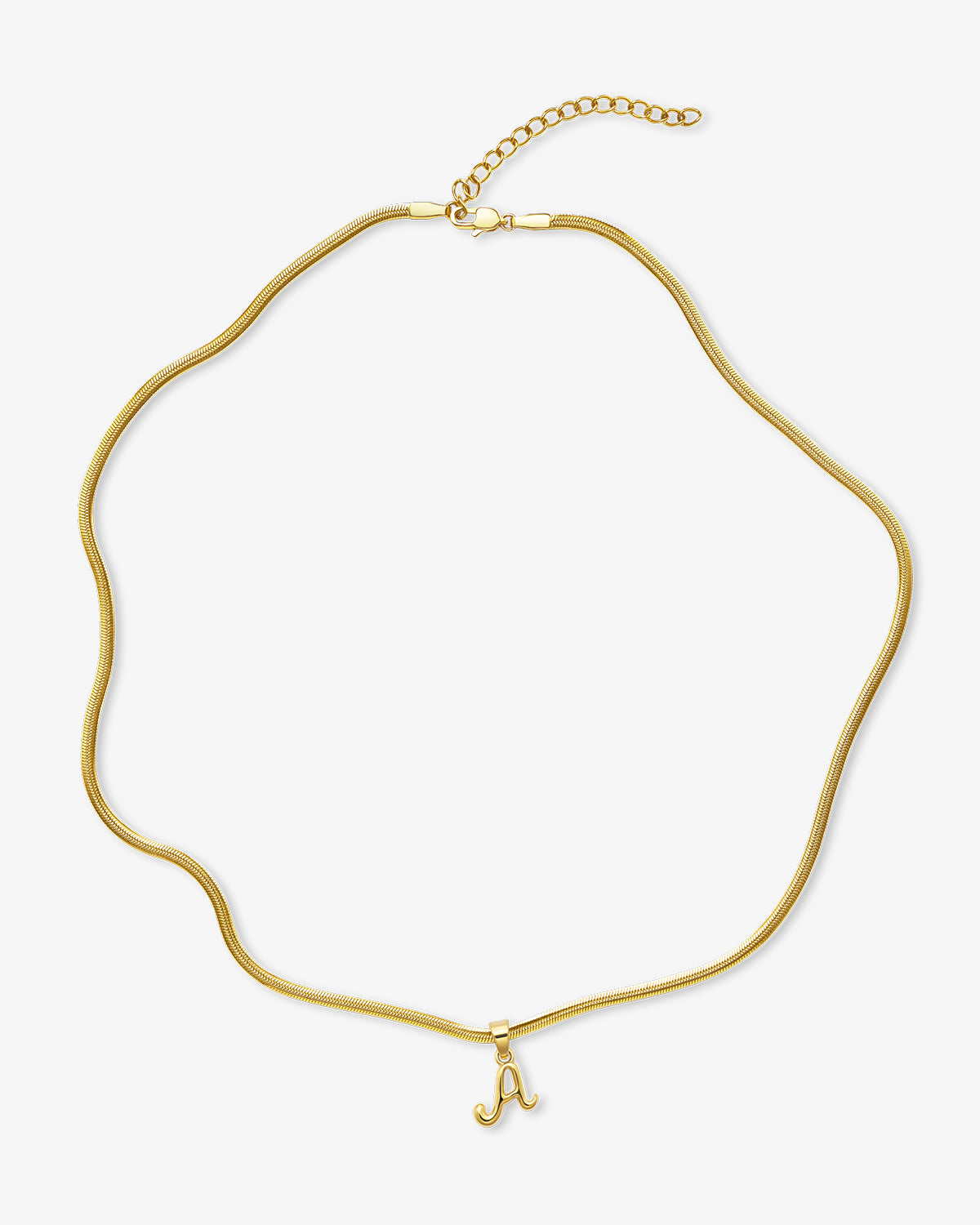 Bone Letter Necklace