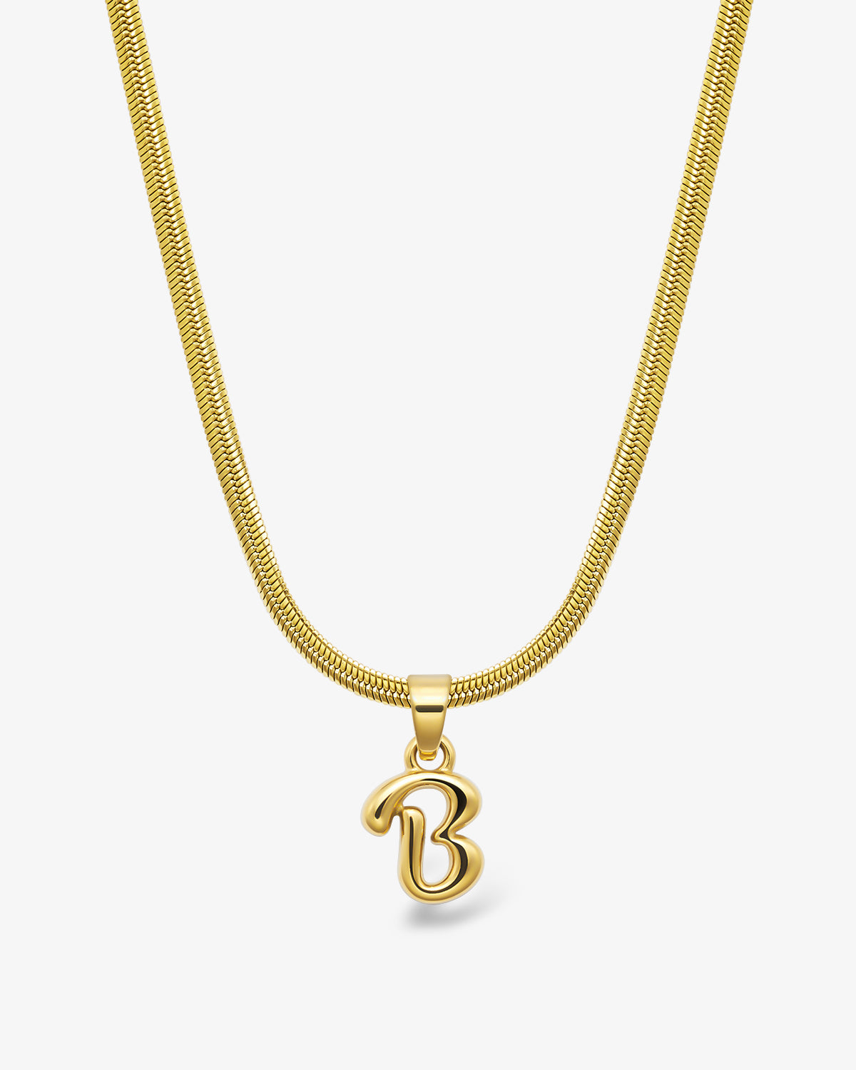 Bone Letter Necklace