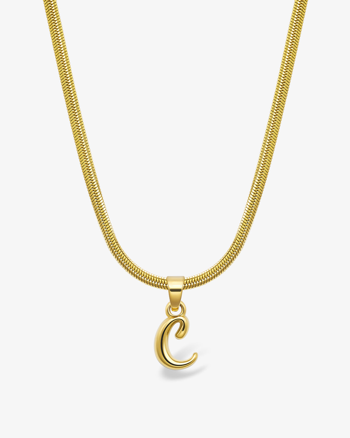 Bone Letter Necklace