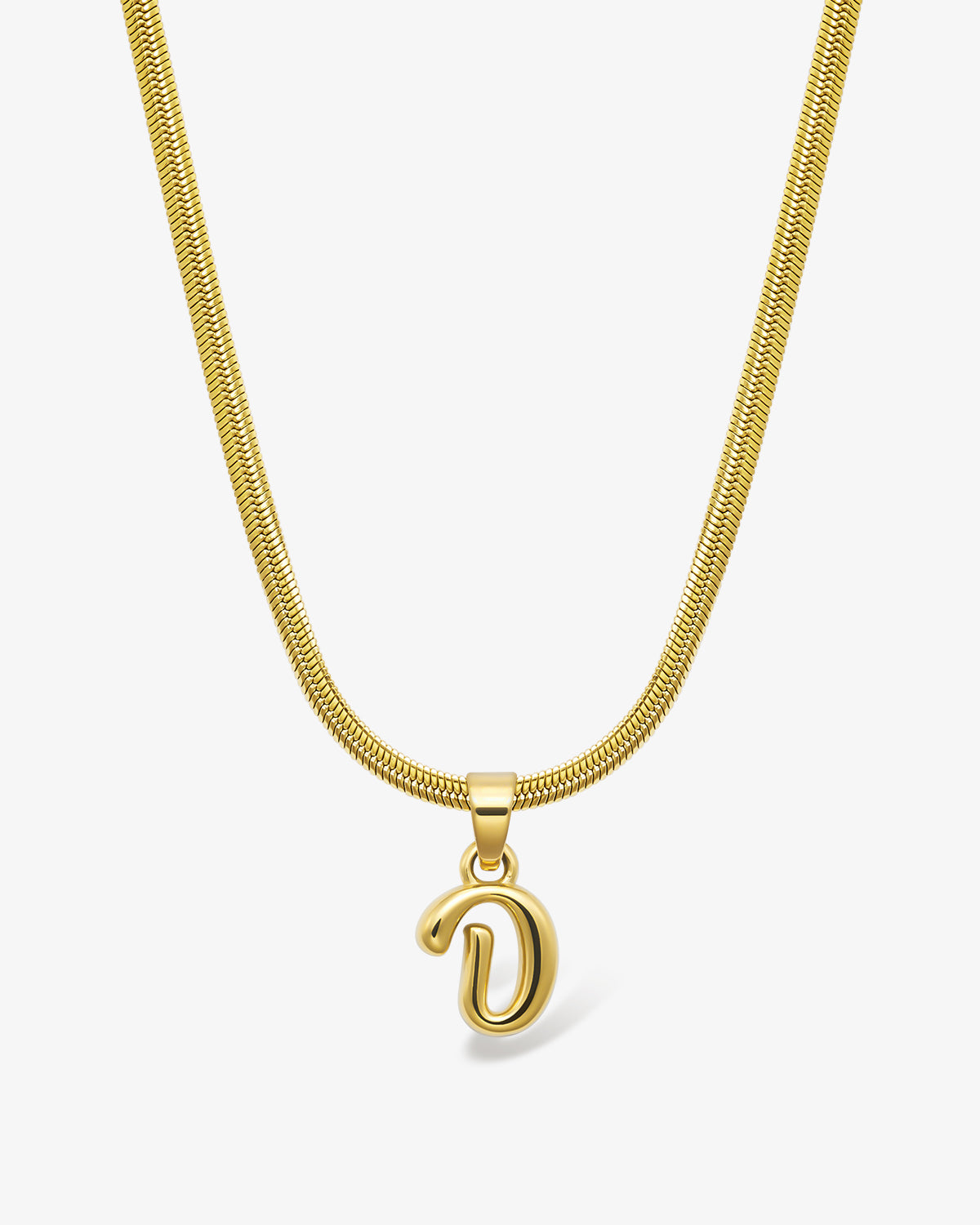 Bone Letter Necklace