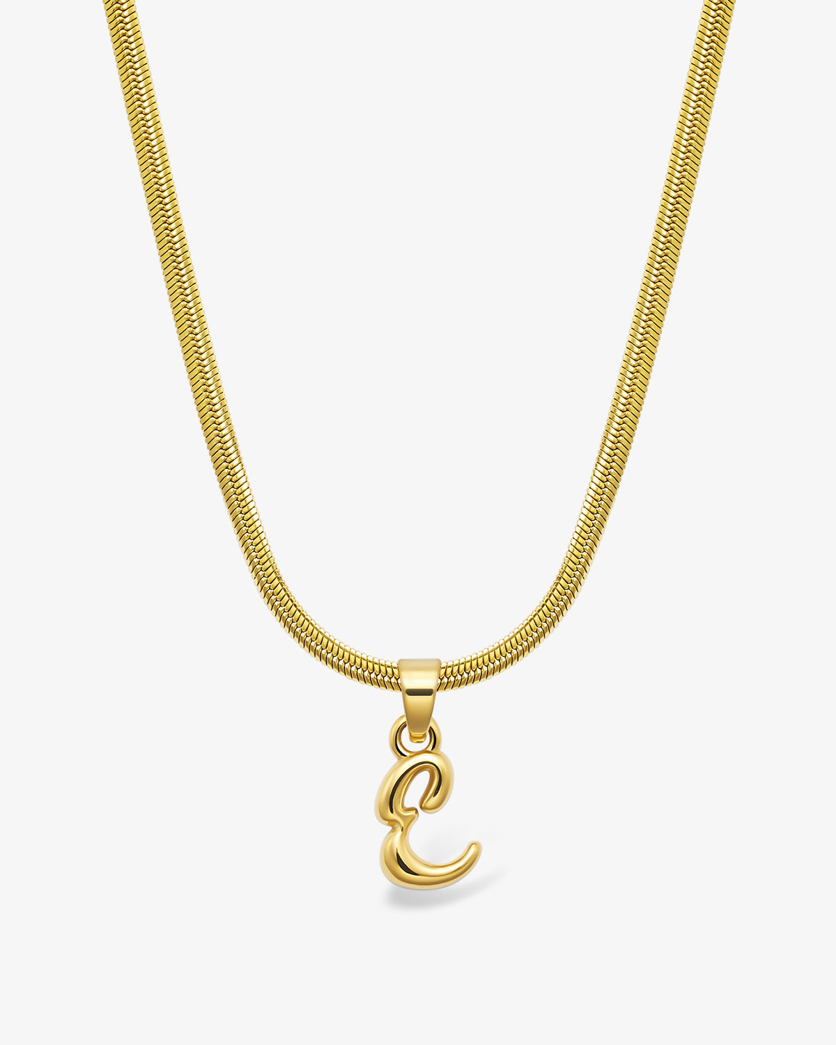 Bone Letter Necklace