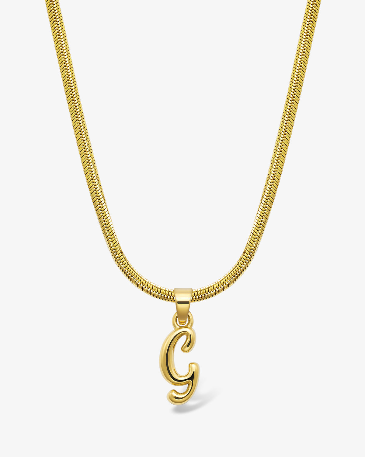 Bone Letter Necklace