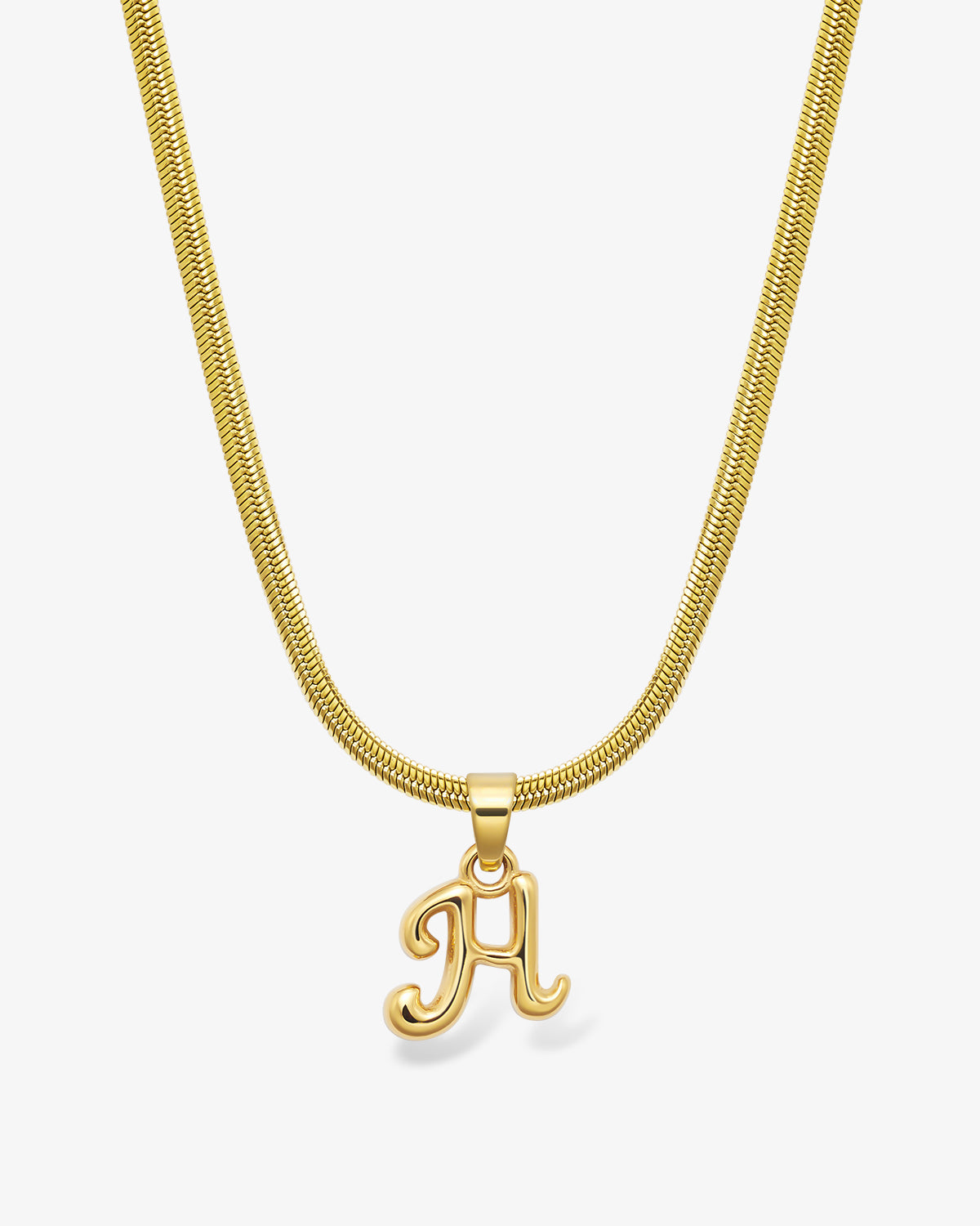 Bone Letter Necklace