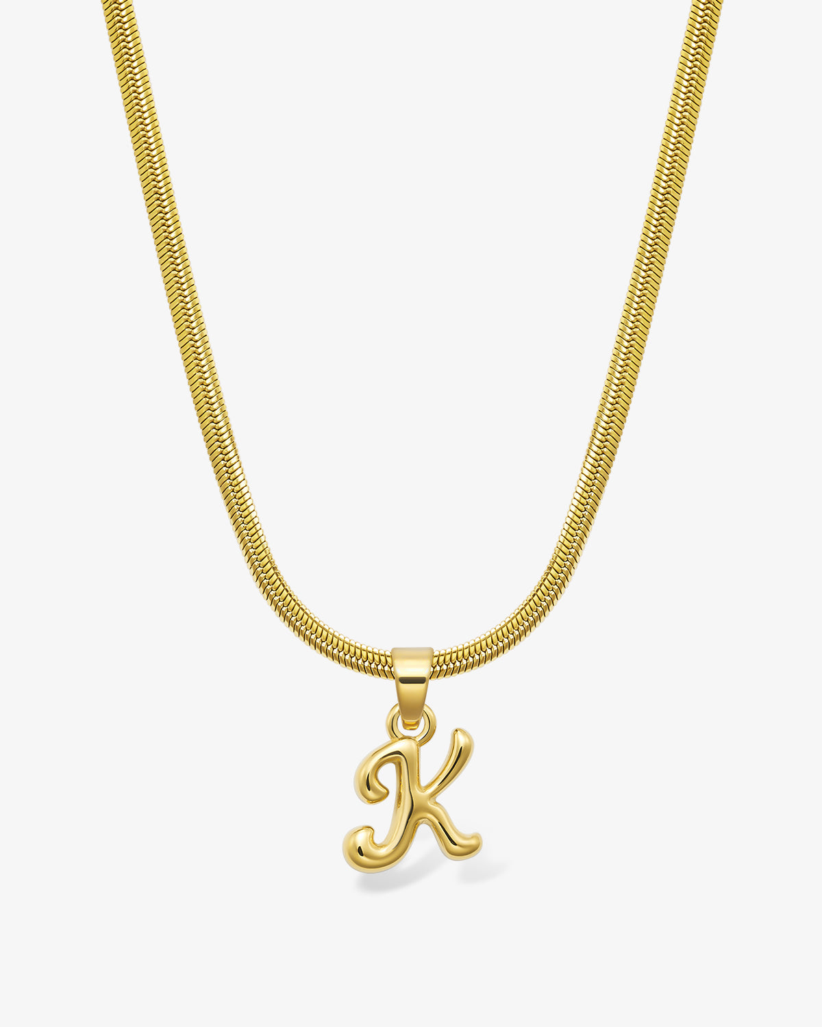 Bone Letter Necklace