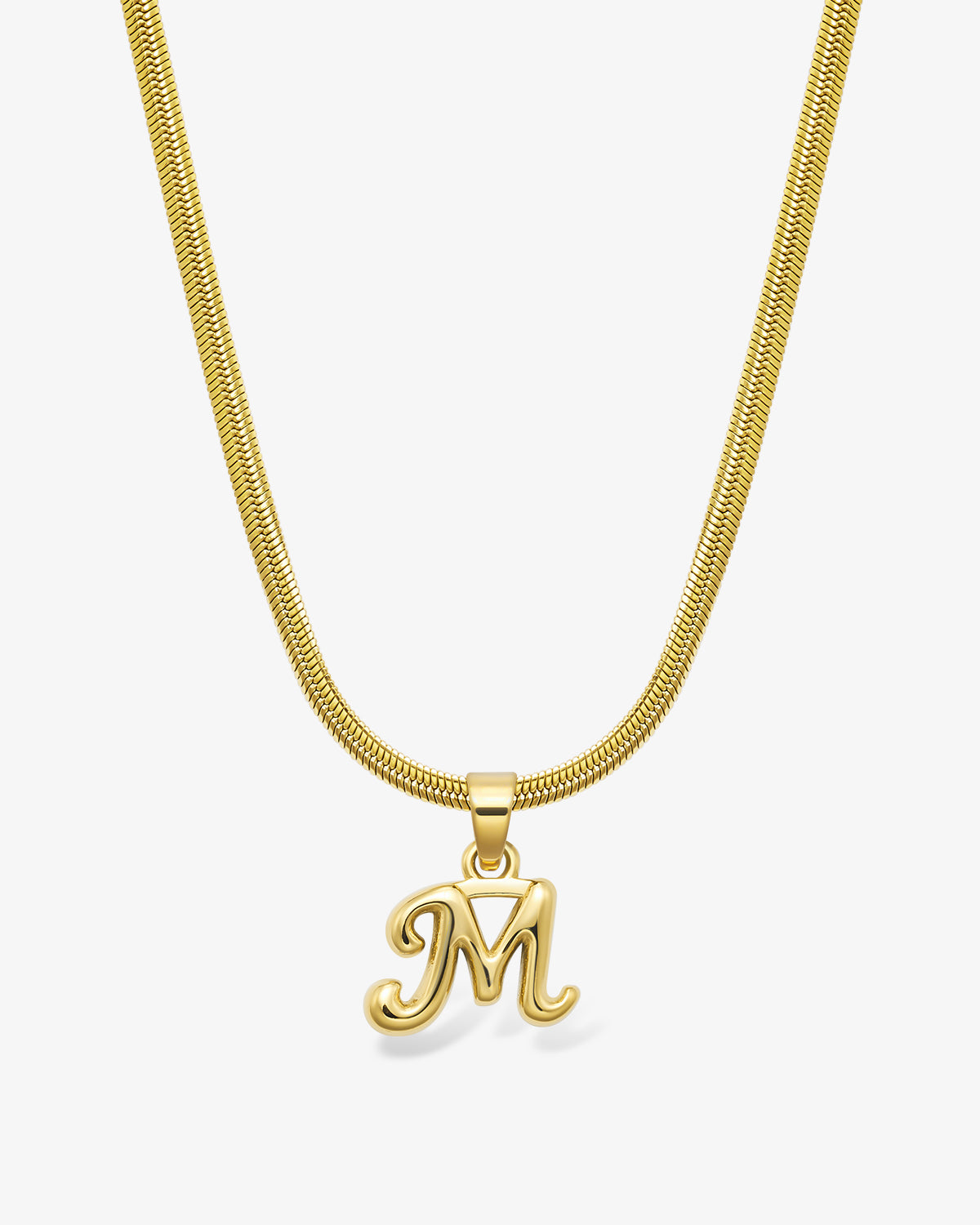 Bone Letter Necklace