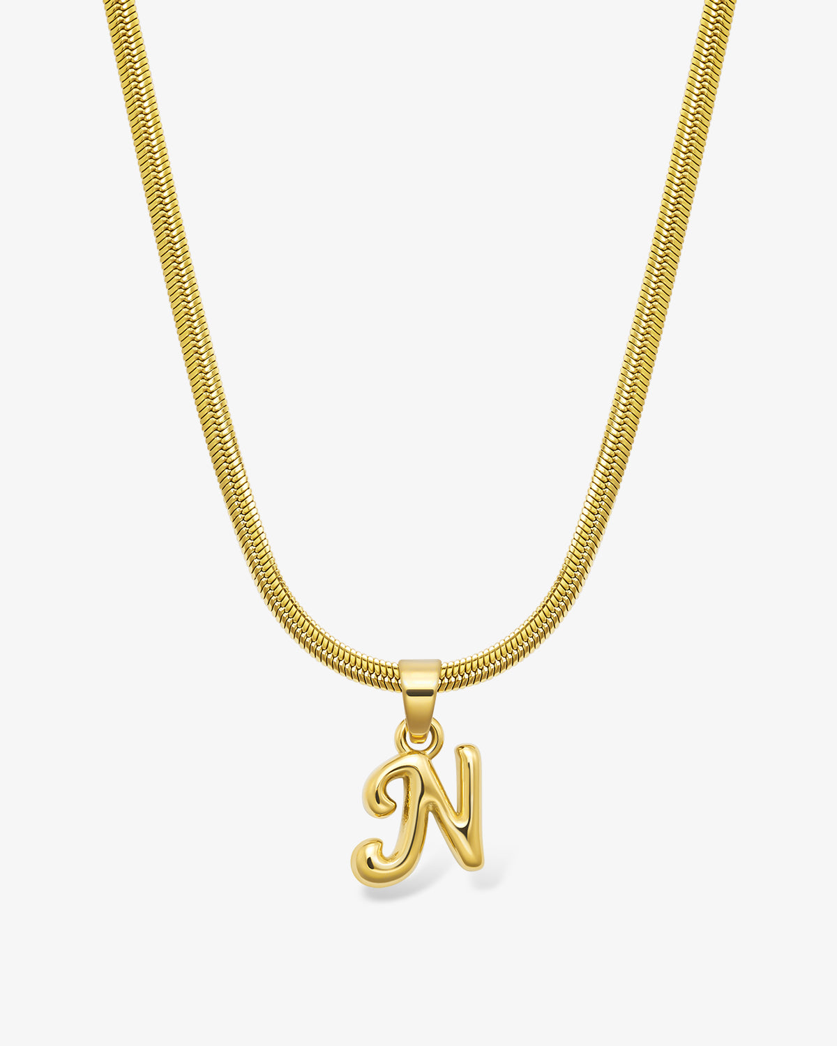 Bone Letter Necklace