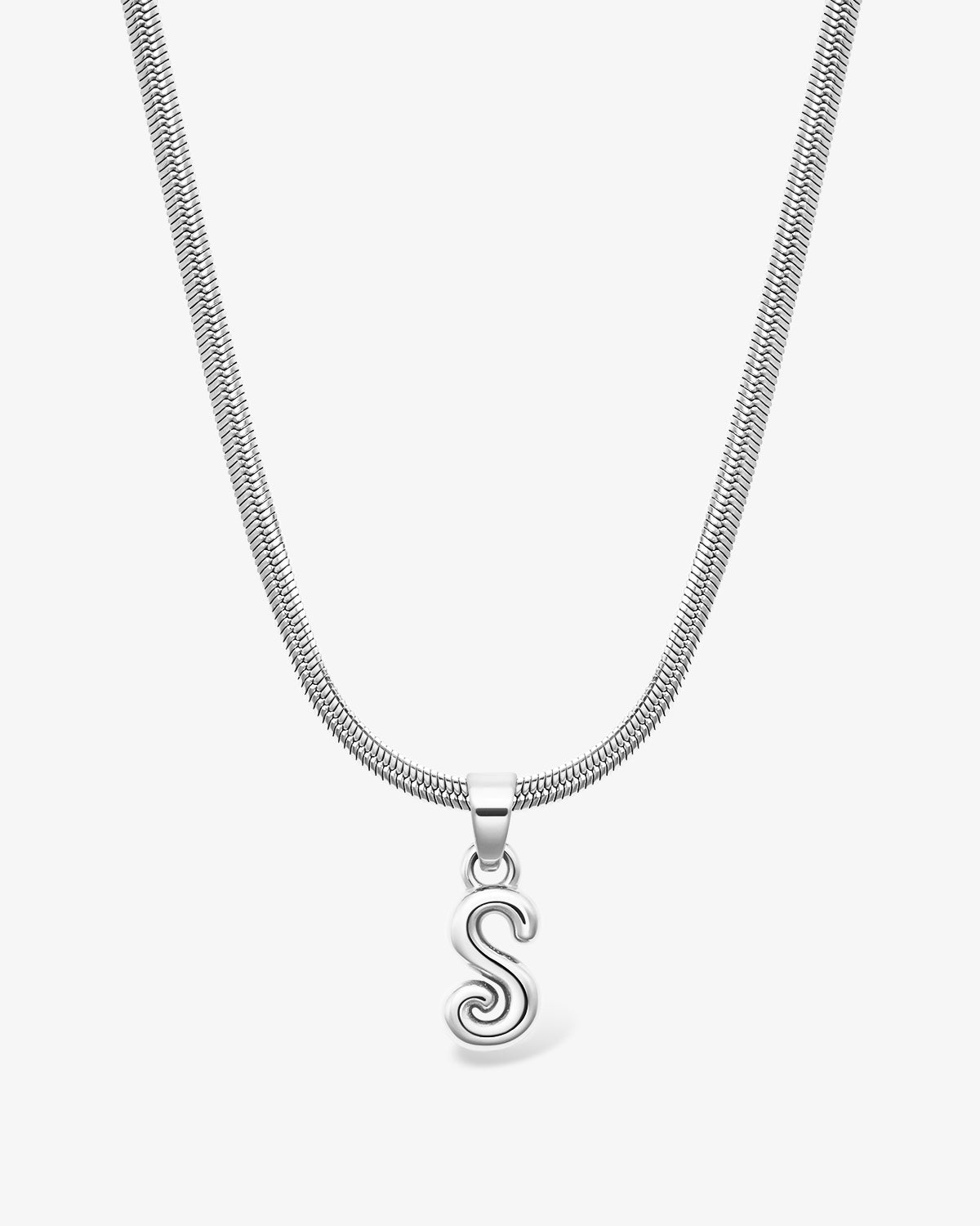 Bone Letter Necklace