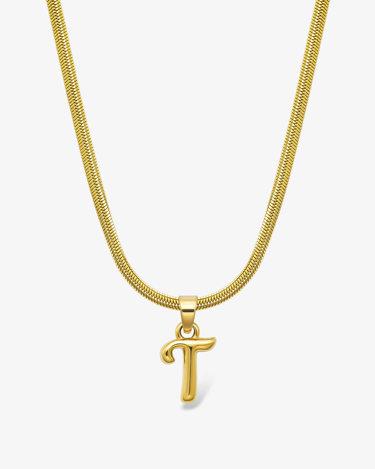 Bone Letter Necklace