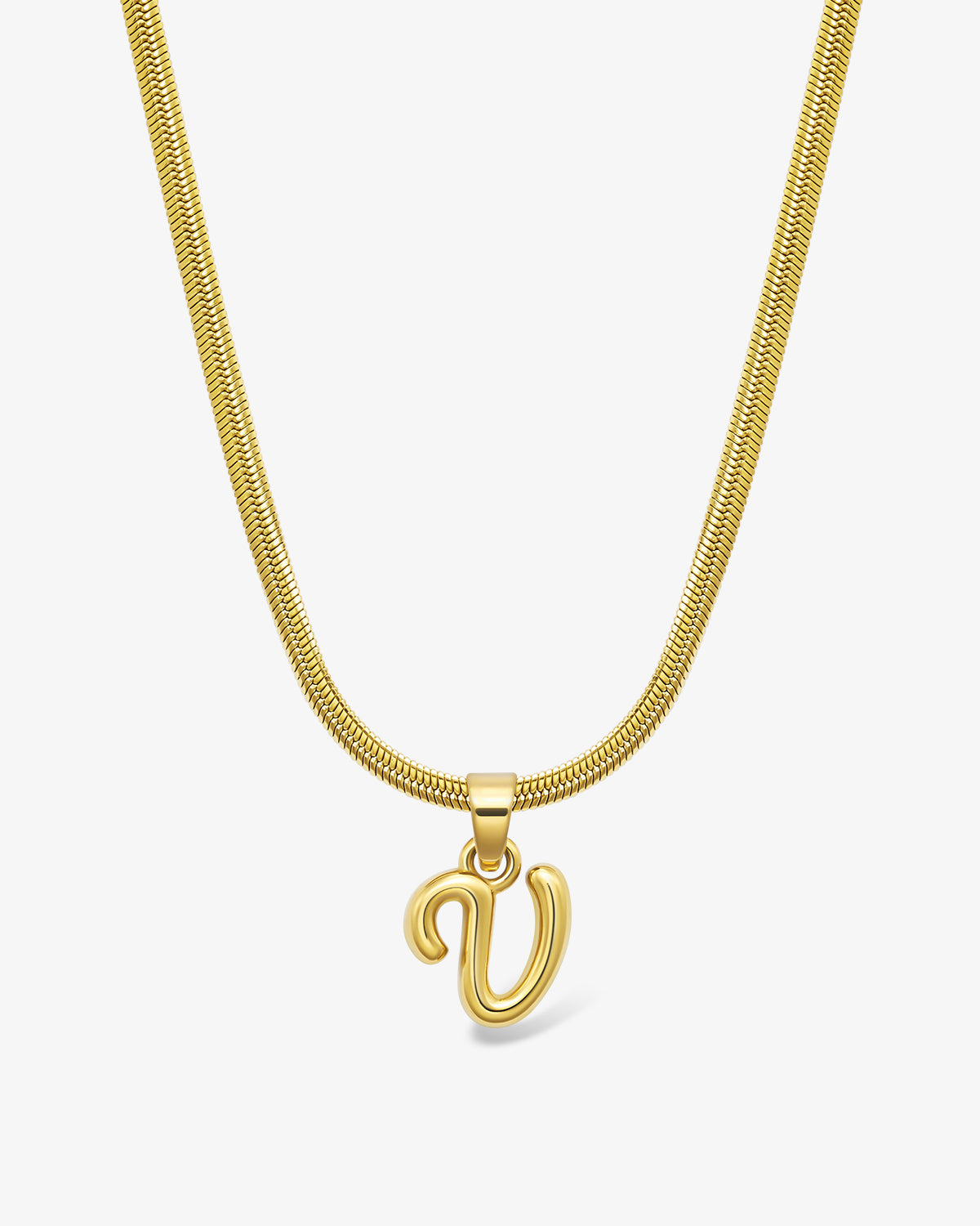 Bone Letter Necklace