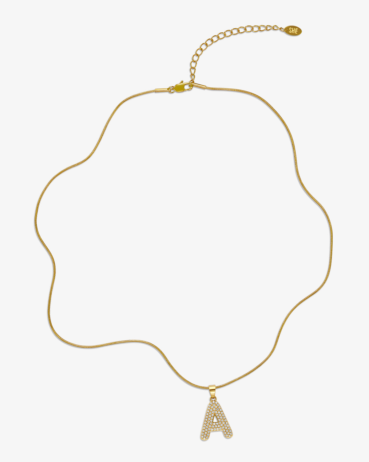 Bubble Letter Necklace