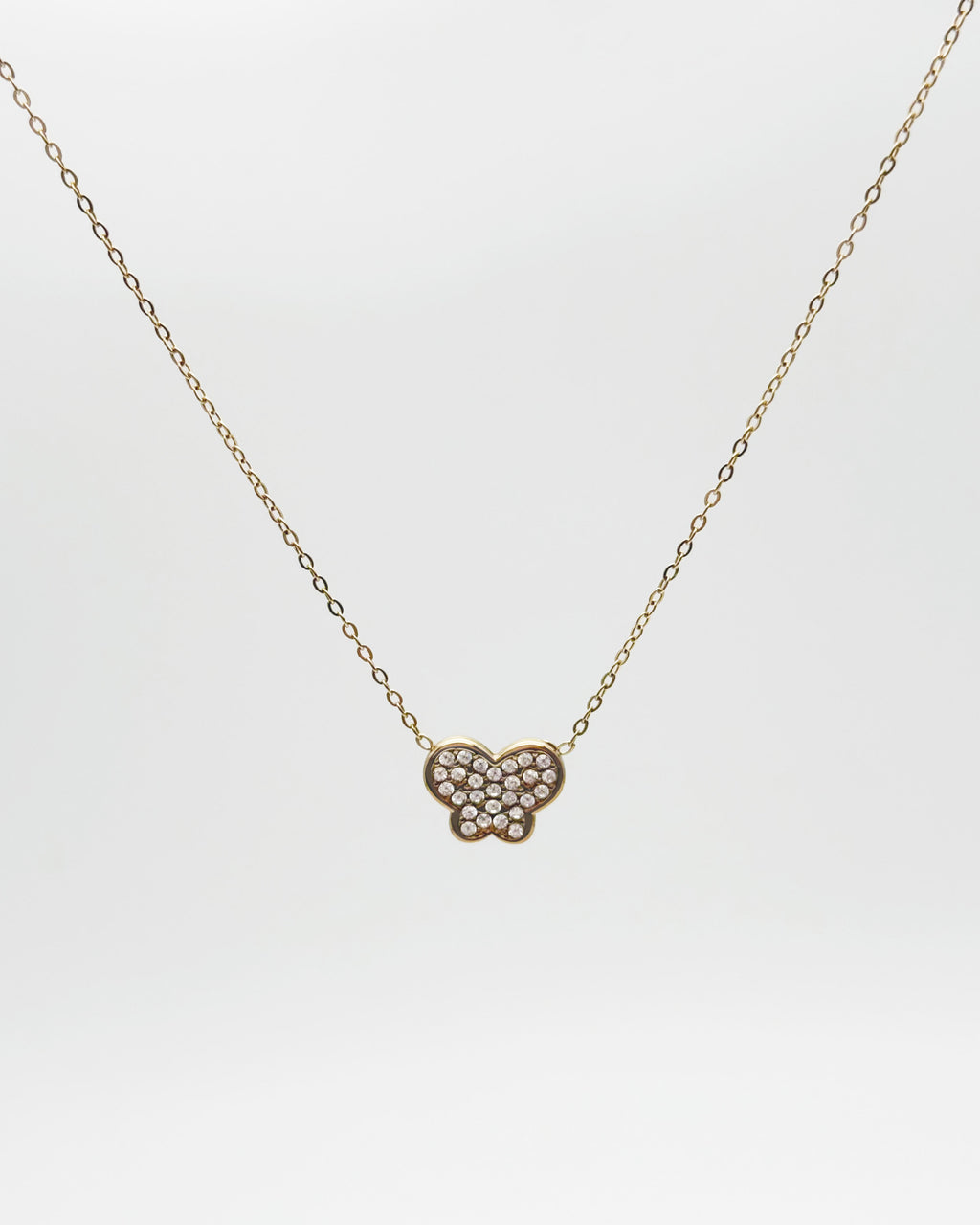 Butterfly Necklace Gold