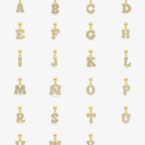 Letter Charm Gold