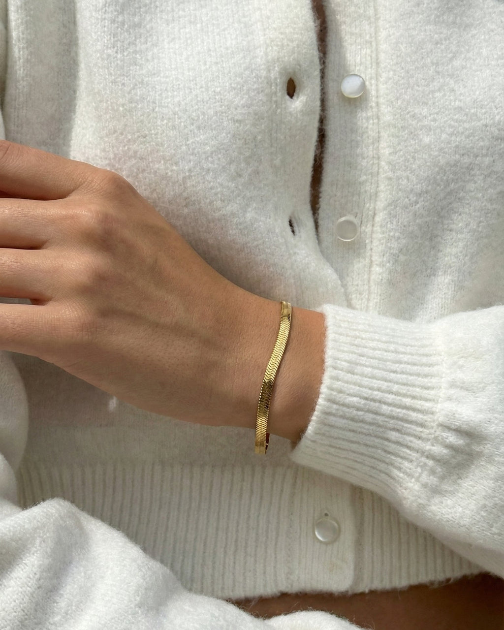 Bone Bracelet waterproof herringbone bracelet