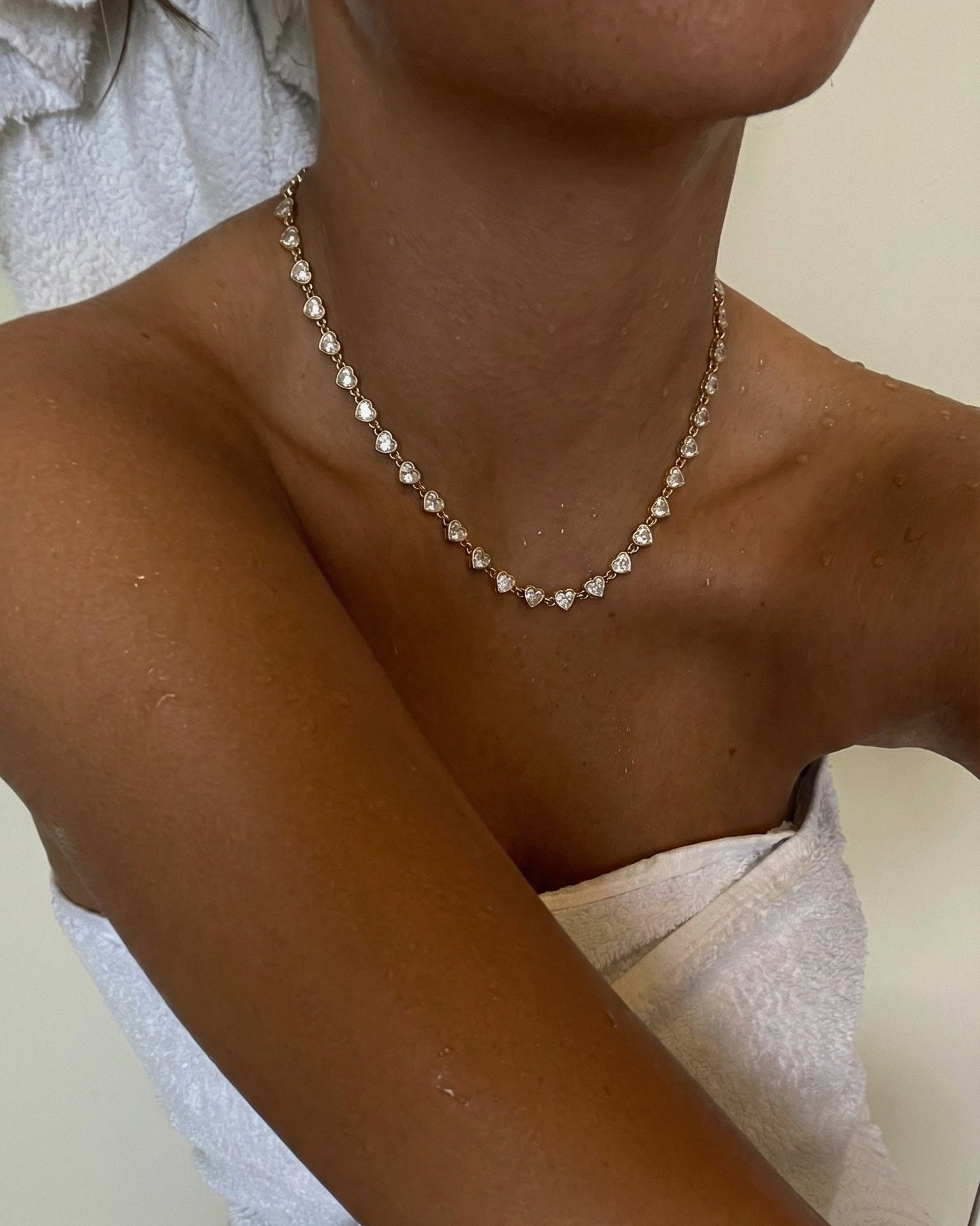 Diamond Heart Chain