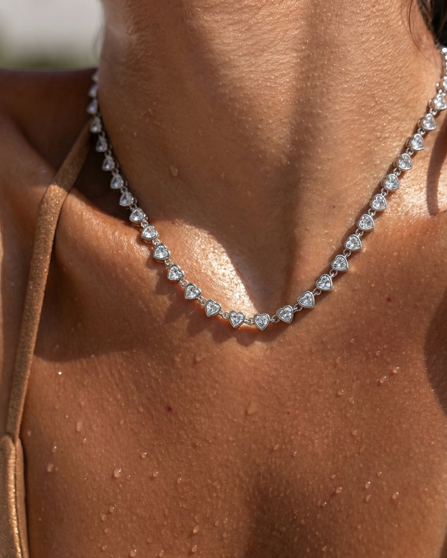 Diamond Heart Chain