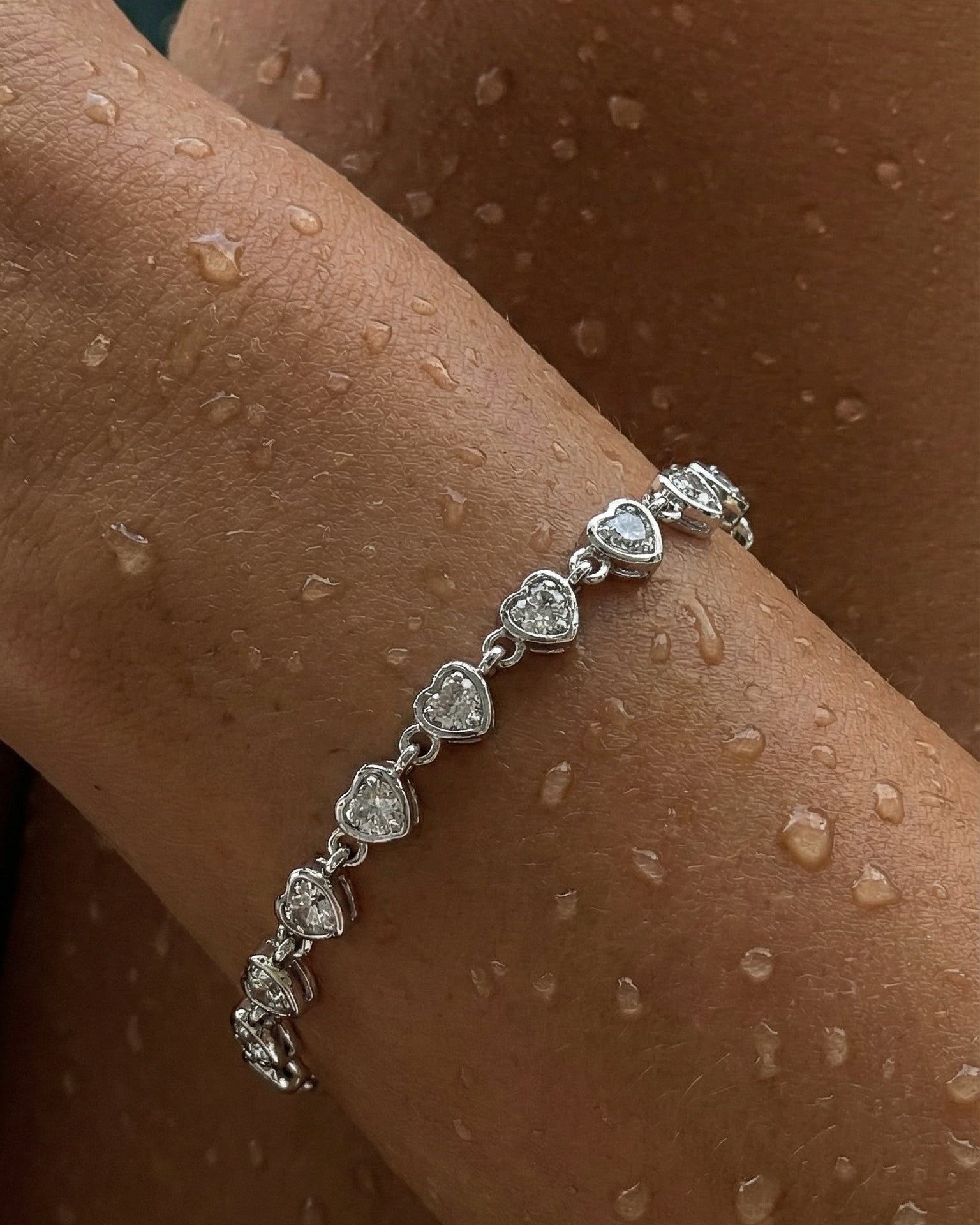 Diamond Heart Bracelet