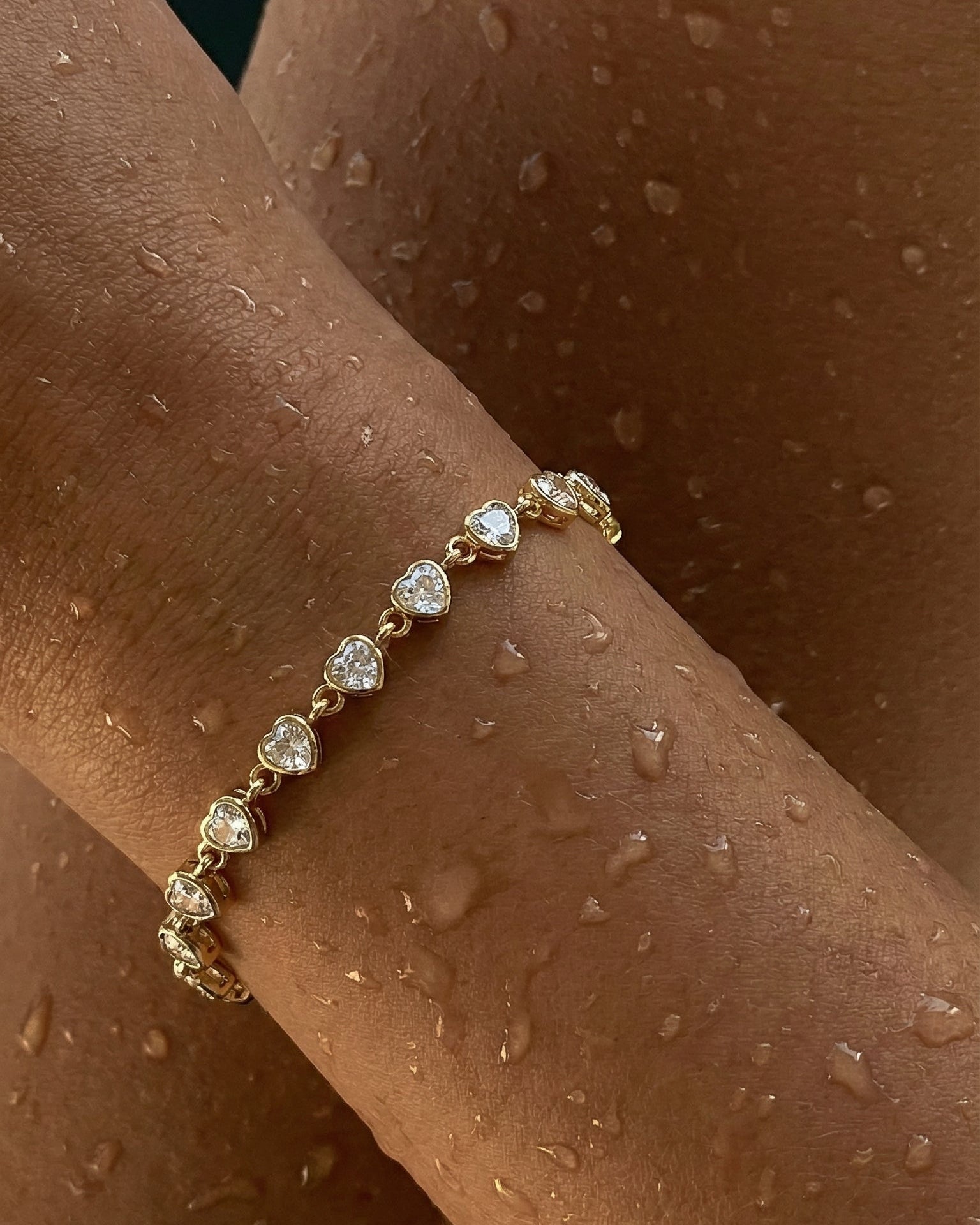 Diamond Heart Bracelet