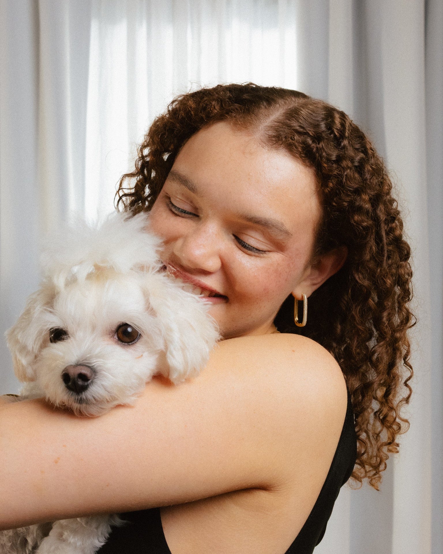 Diamond Edge Hoops Gold