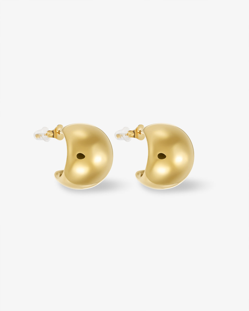 Halo Earrings Gold