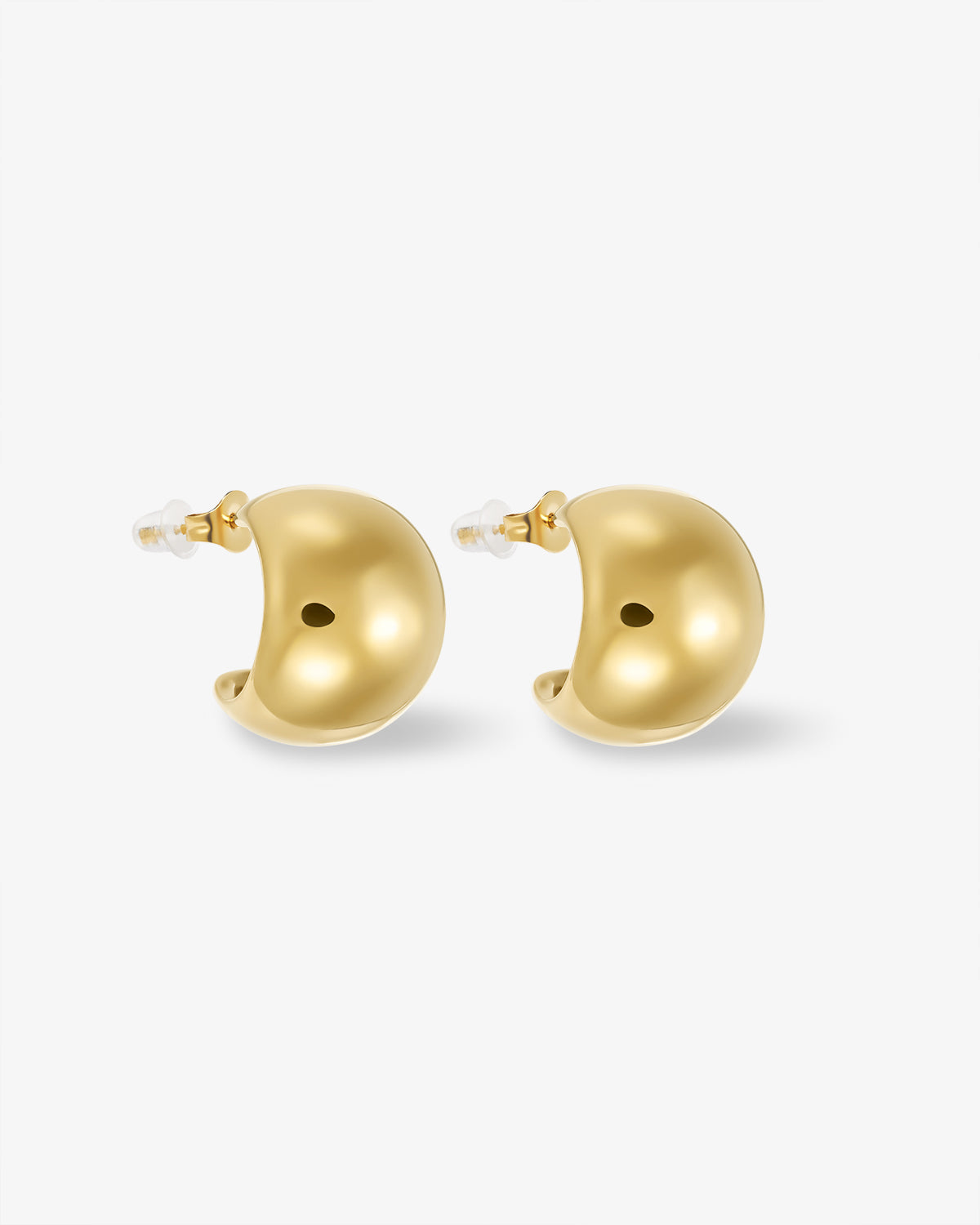 Halo Earrings Gold