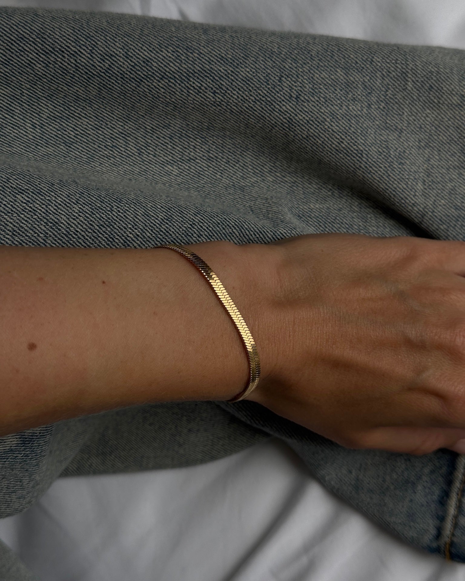 Bone Bracelet Gold