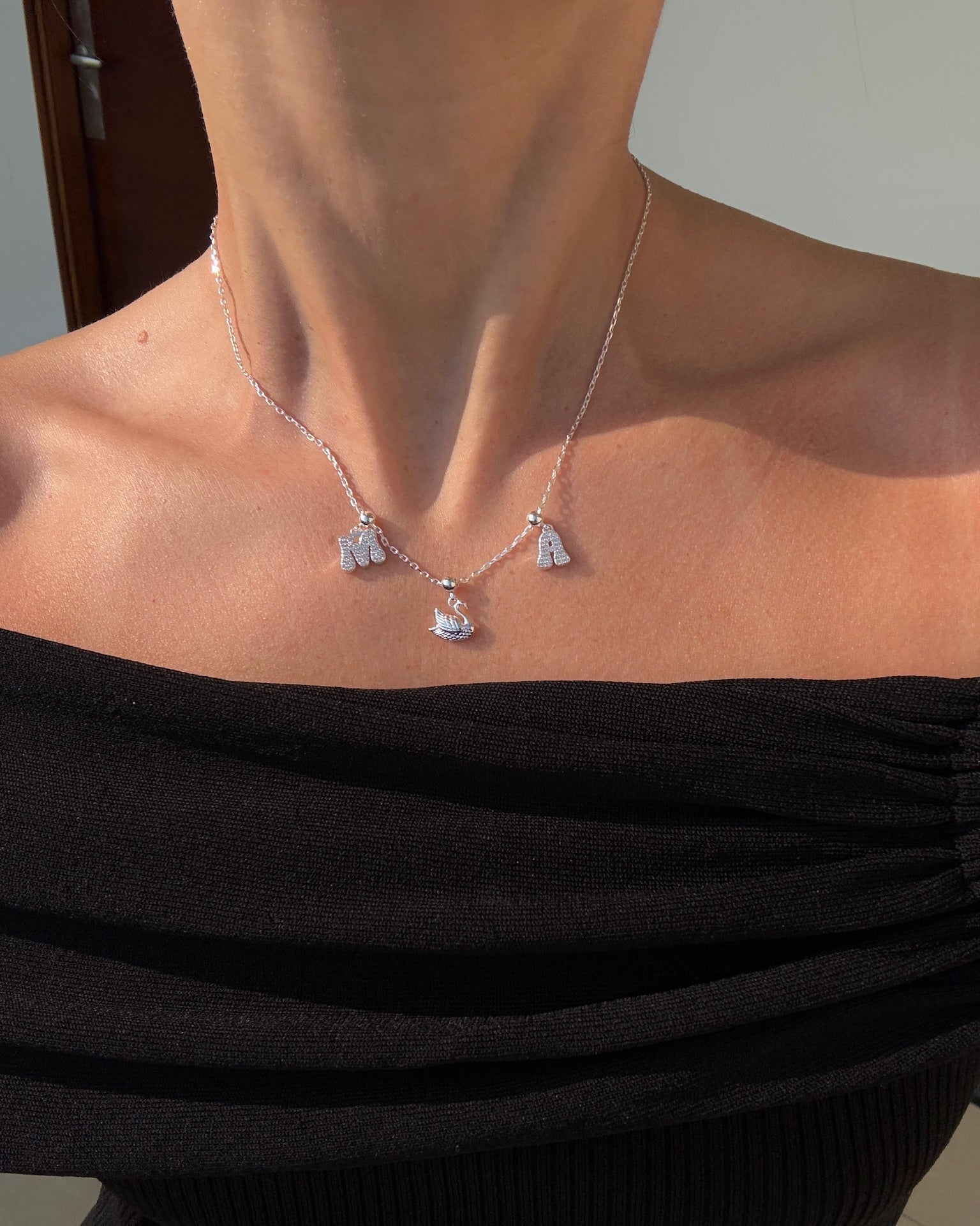 Swan Charm
