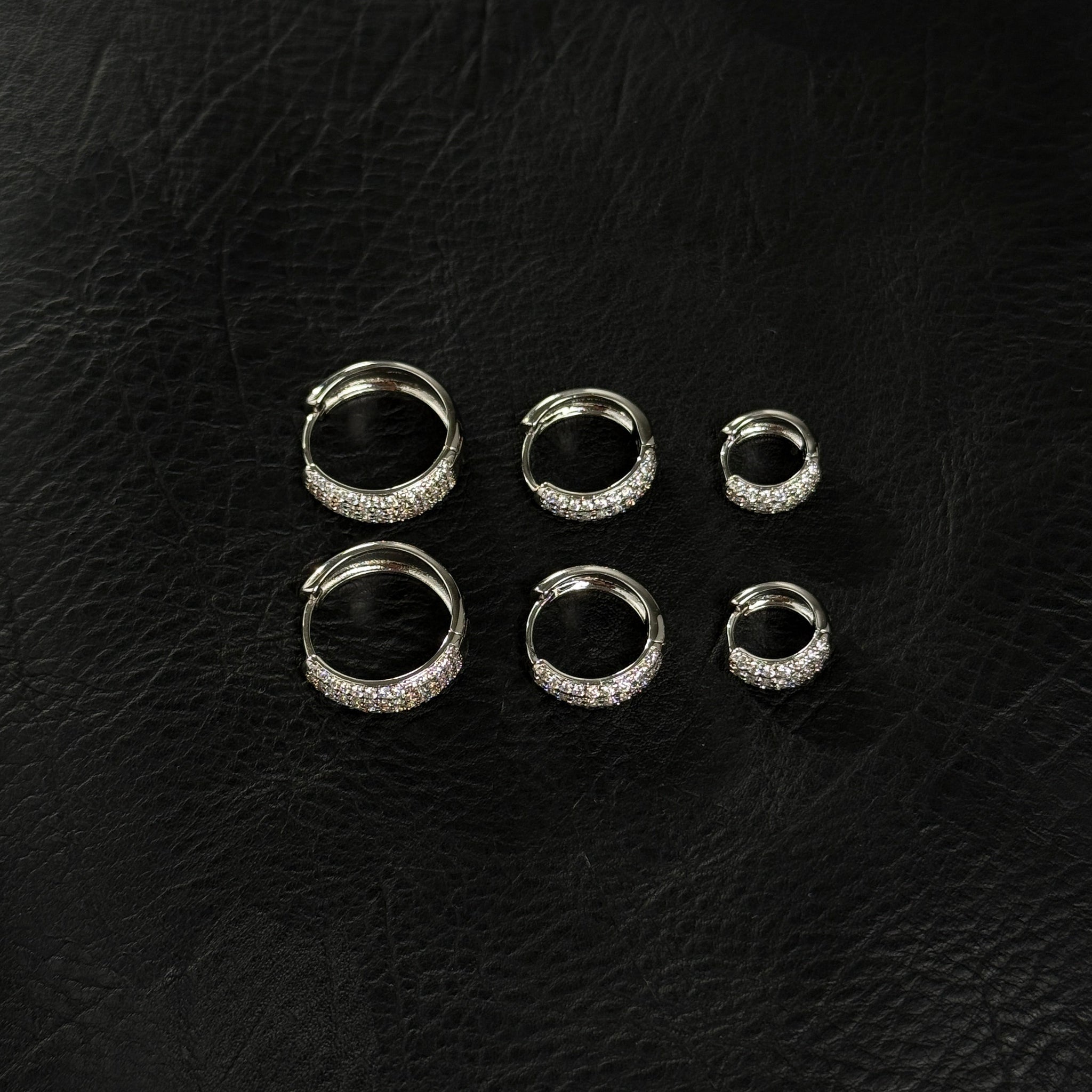 Dome Hoops (M) Silver
