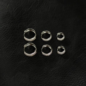 Dome Hoops (M) Silver