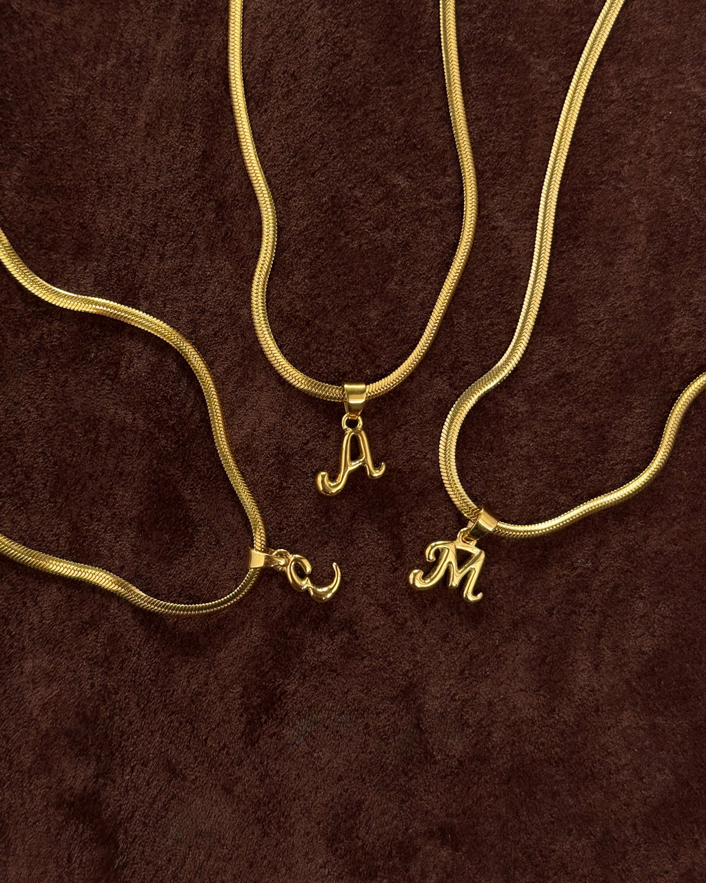 Bone Letter Necklace