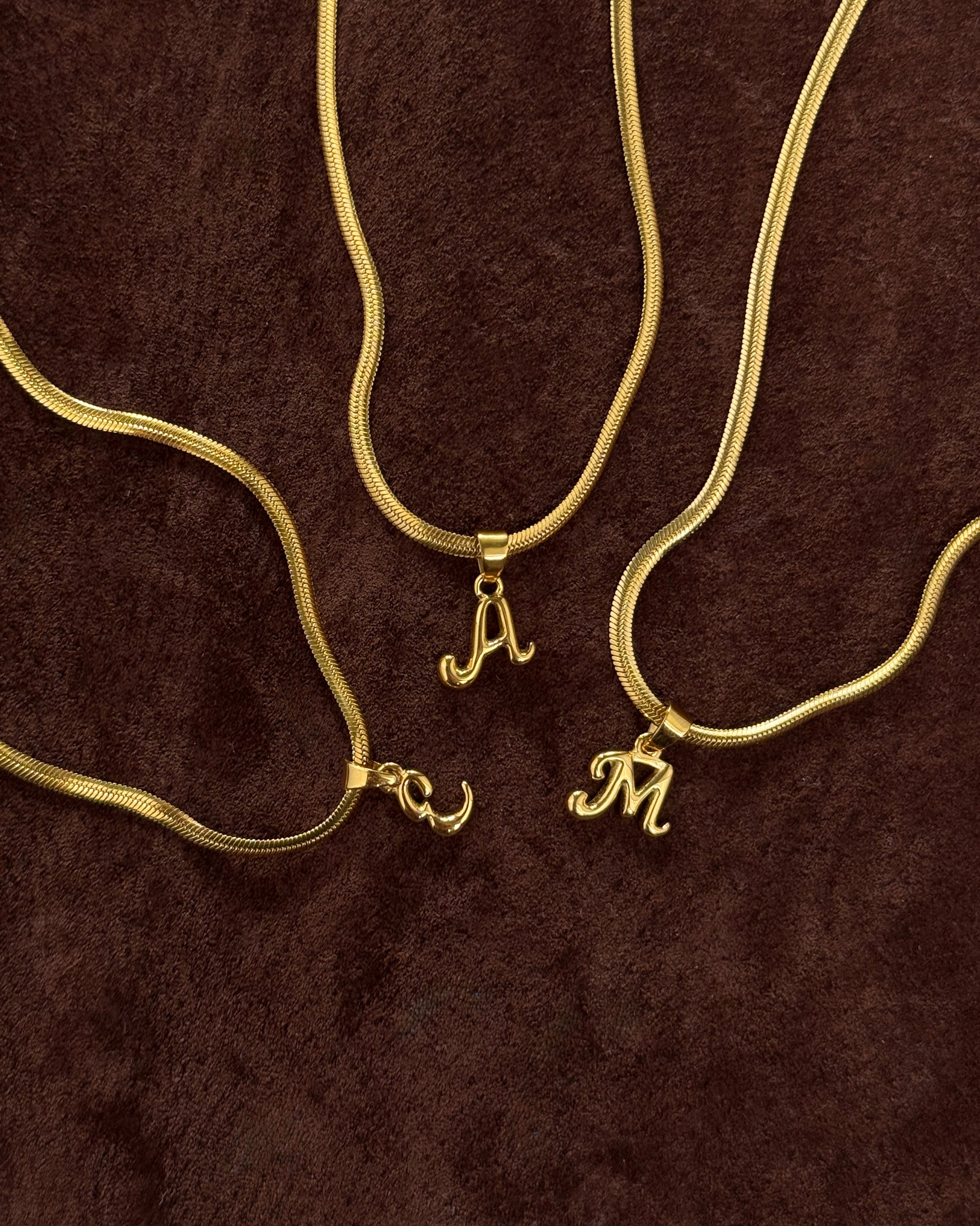 Bone Letter Necklace