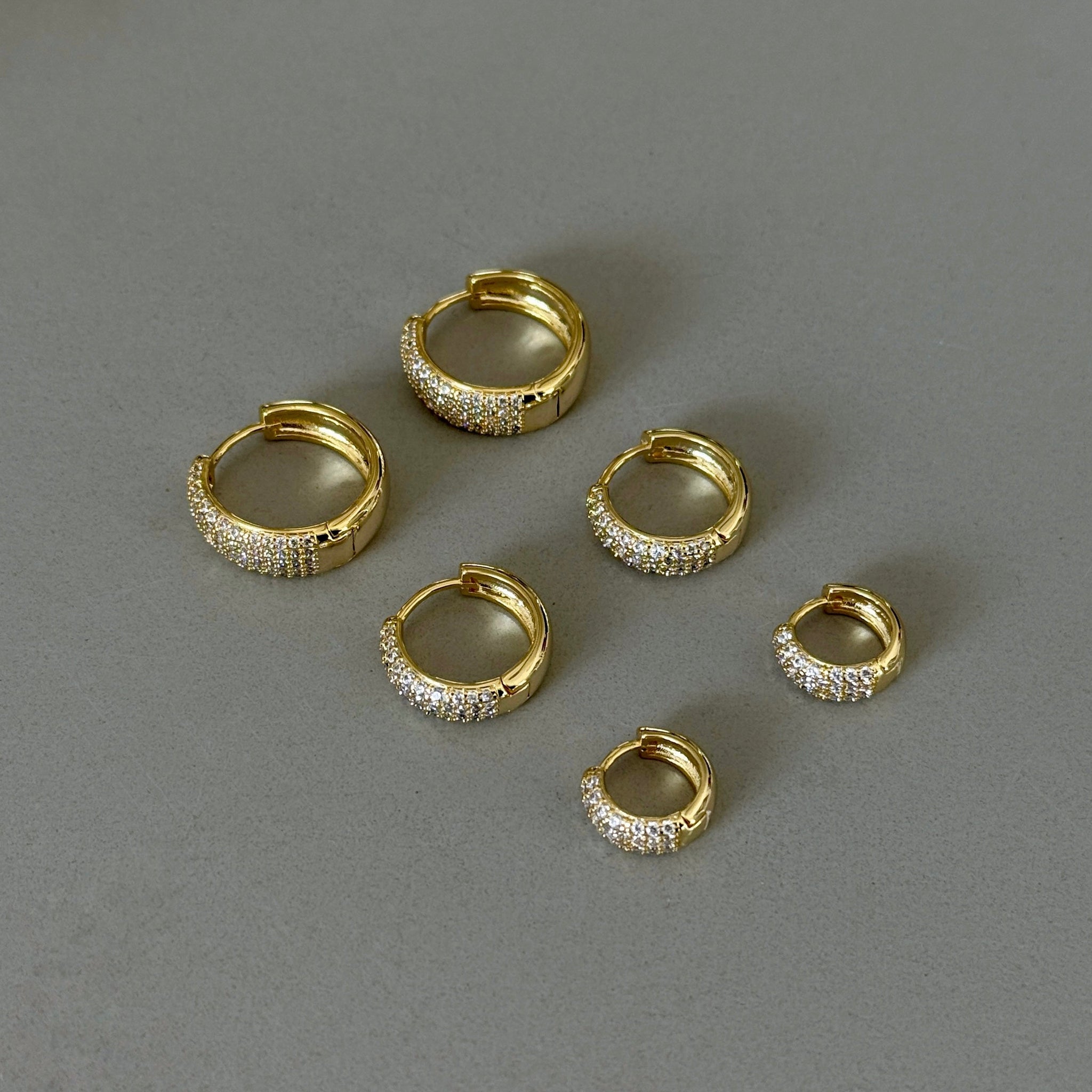Dome Hoops (L) Gold