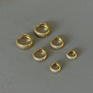 Dome Hoops (L) Gold