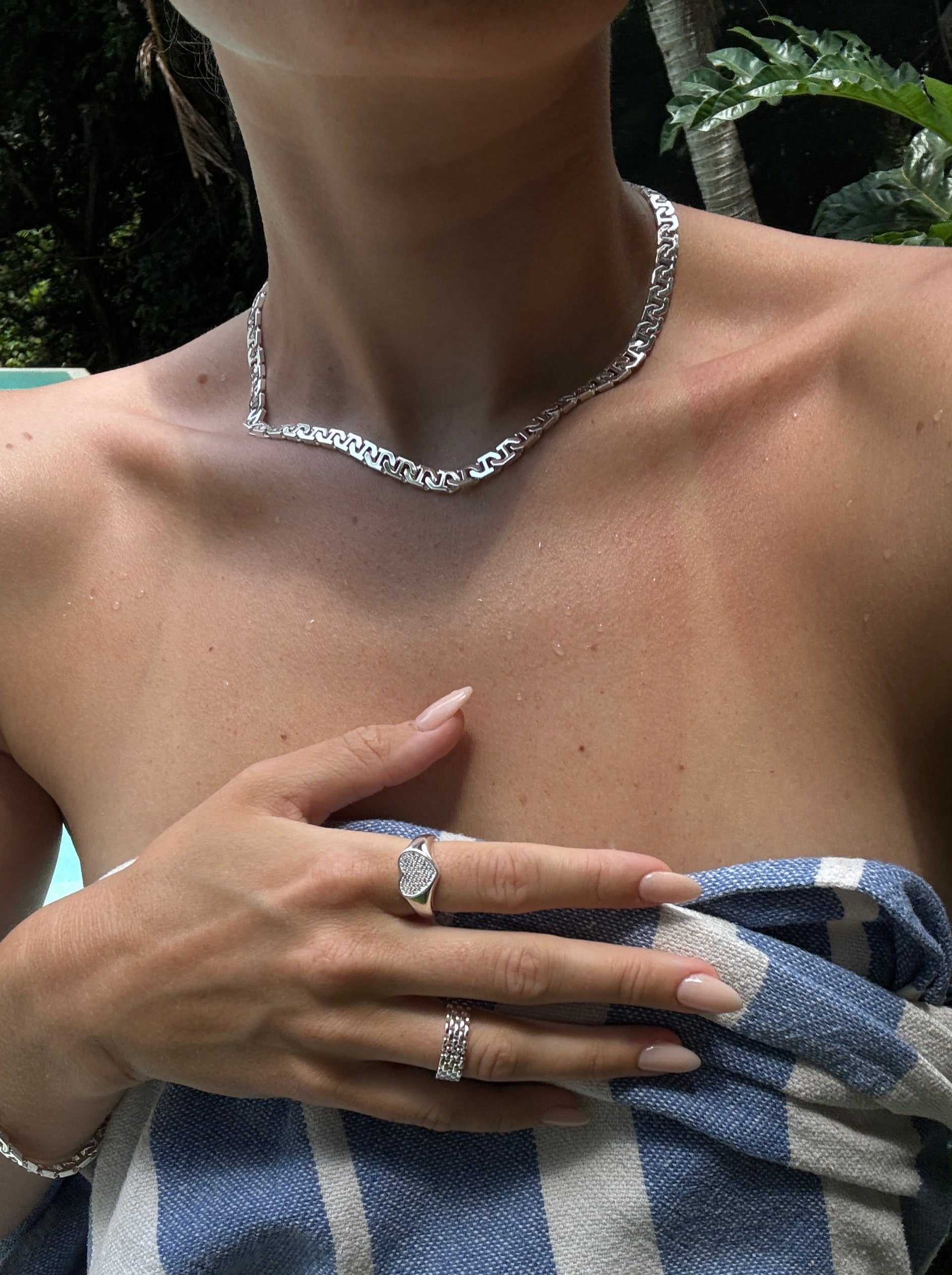 Empire Necklace Silver