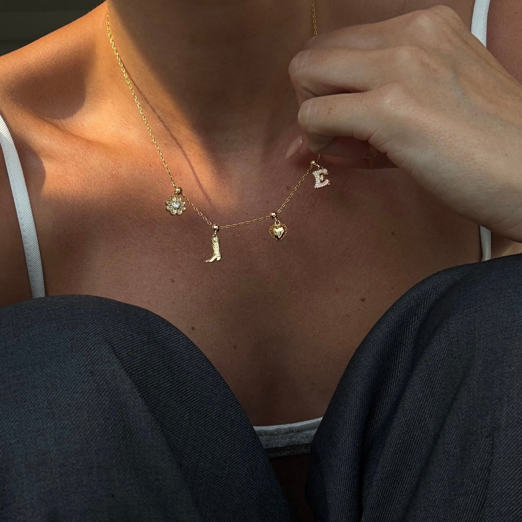 Clover Charm Gold