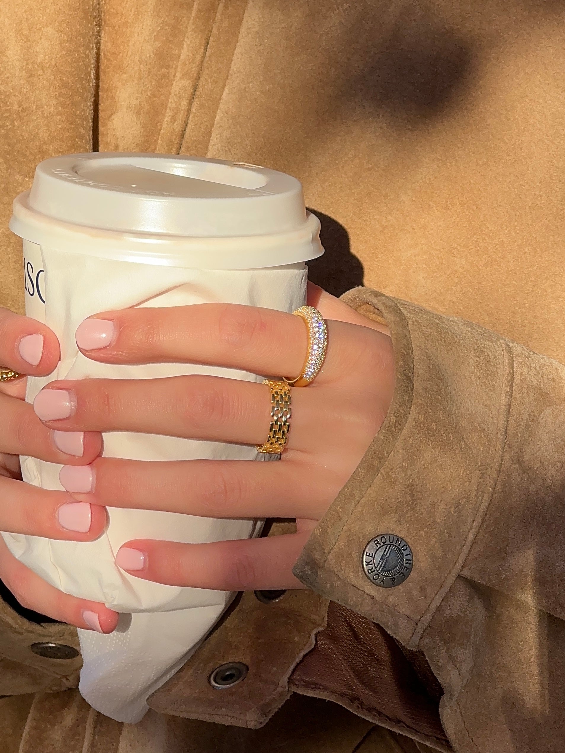 Avenue Link Ring Gold