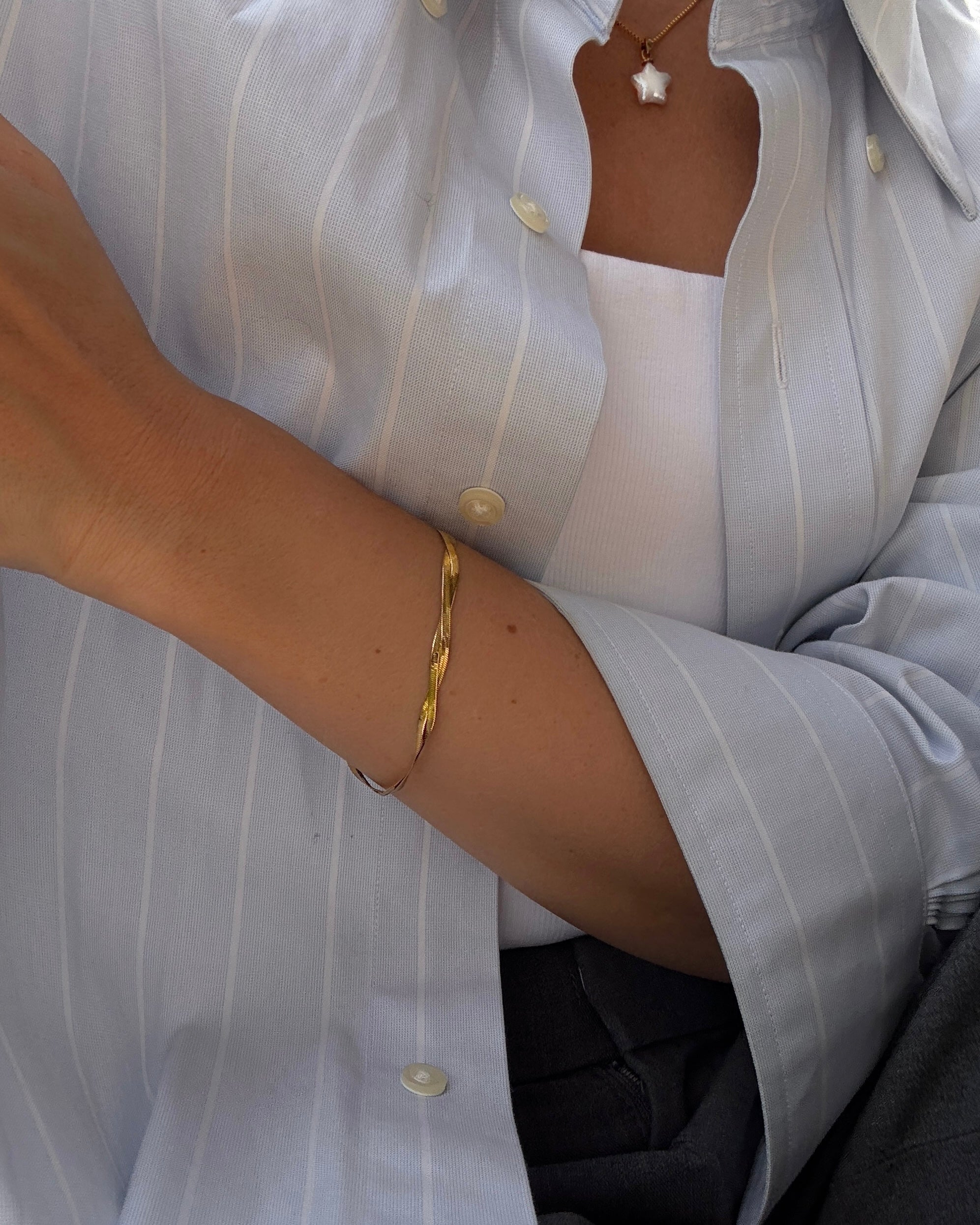 Twisted Bone Bracelet