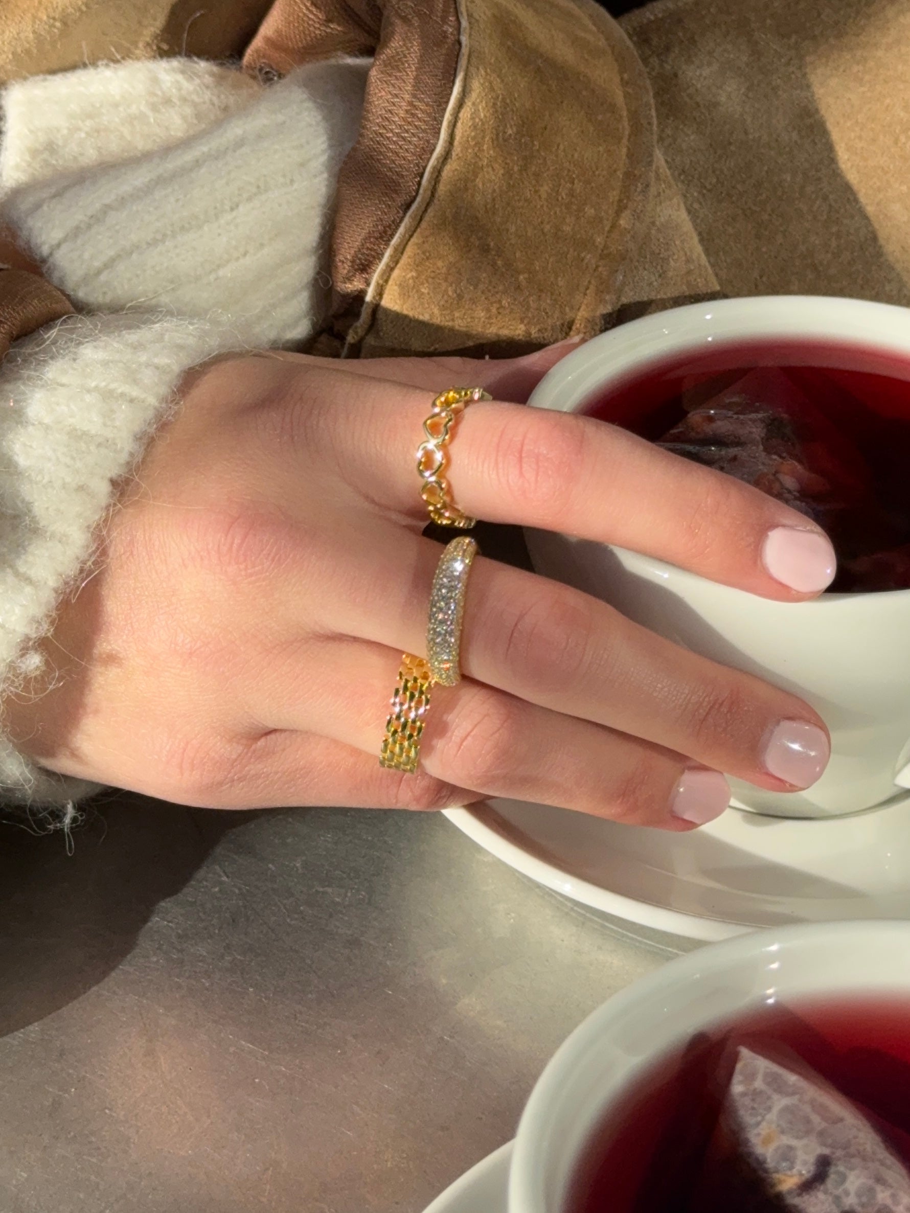 Avenue Link Ring Gold