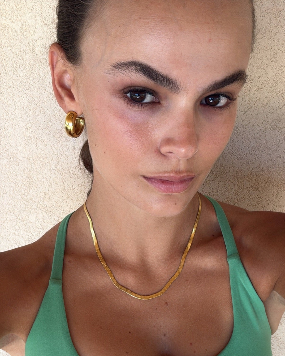 Bold Dome Hoops Gold