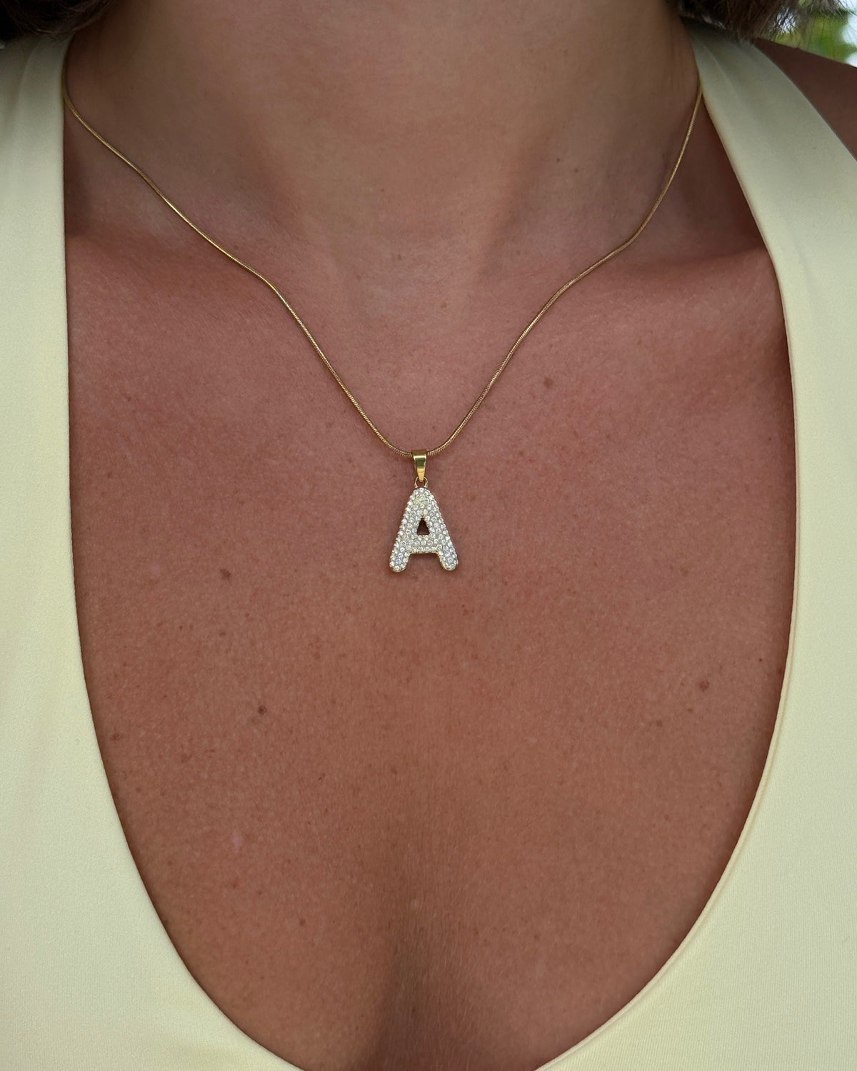 Bubble Letter Necklace