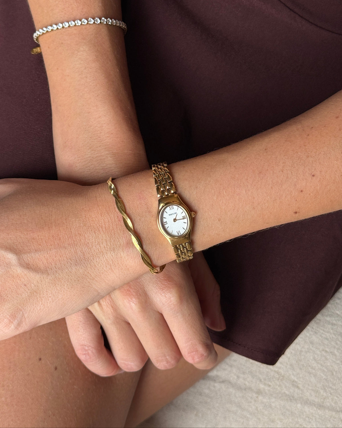 Twisted Bone Bracelet M-004039