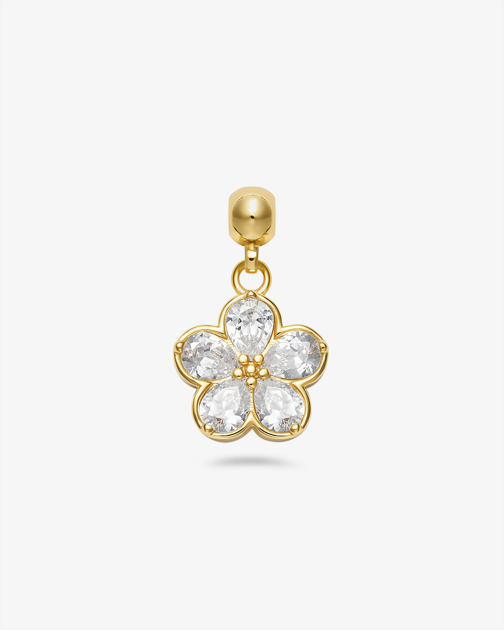 Diamond Flower Charm