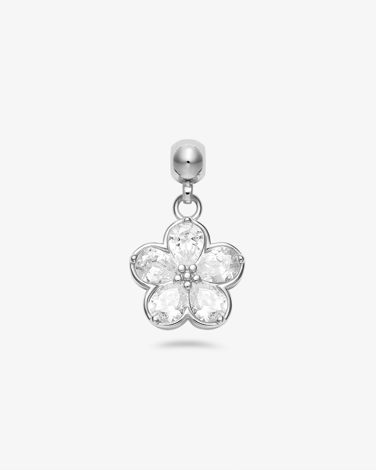 Diamond Flower Charm