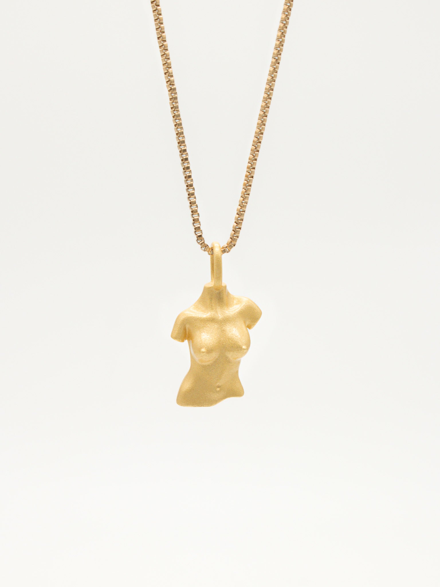 Figure Necklace Gold
