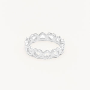 Amour Band Ring Silver