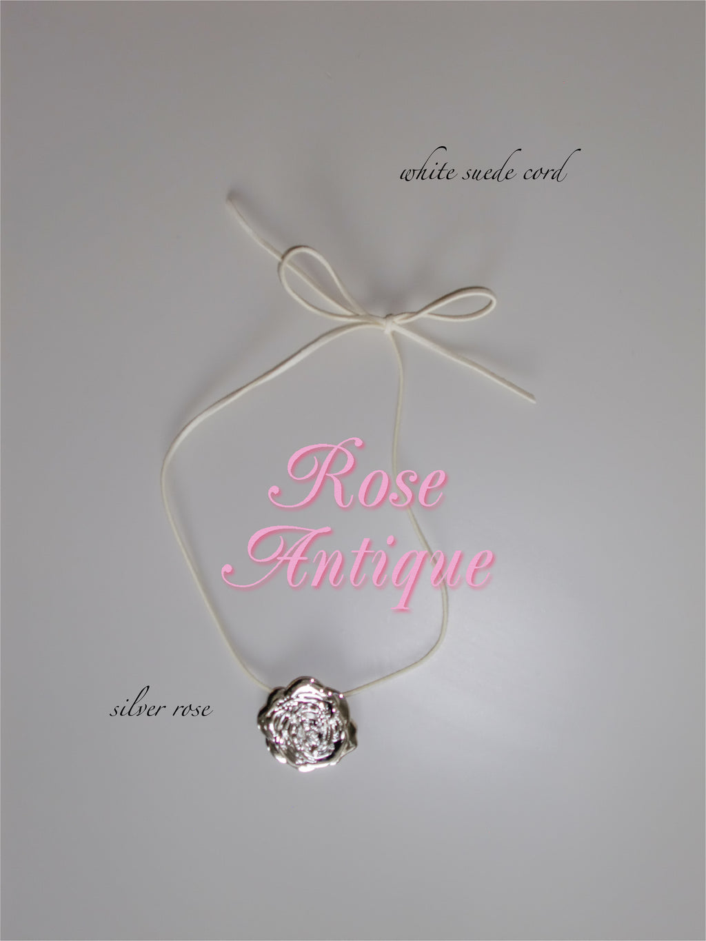 Rose Antique Silver
