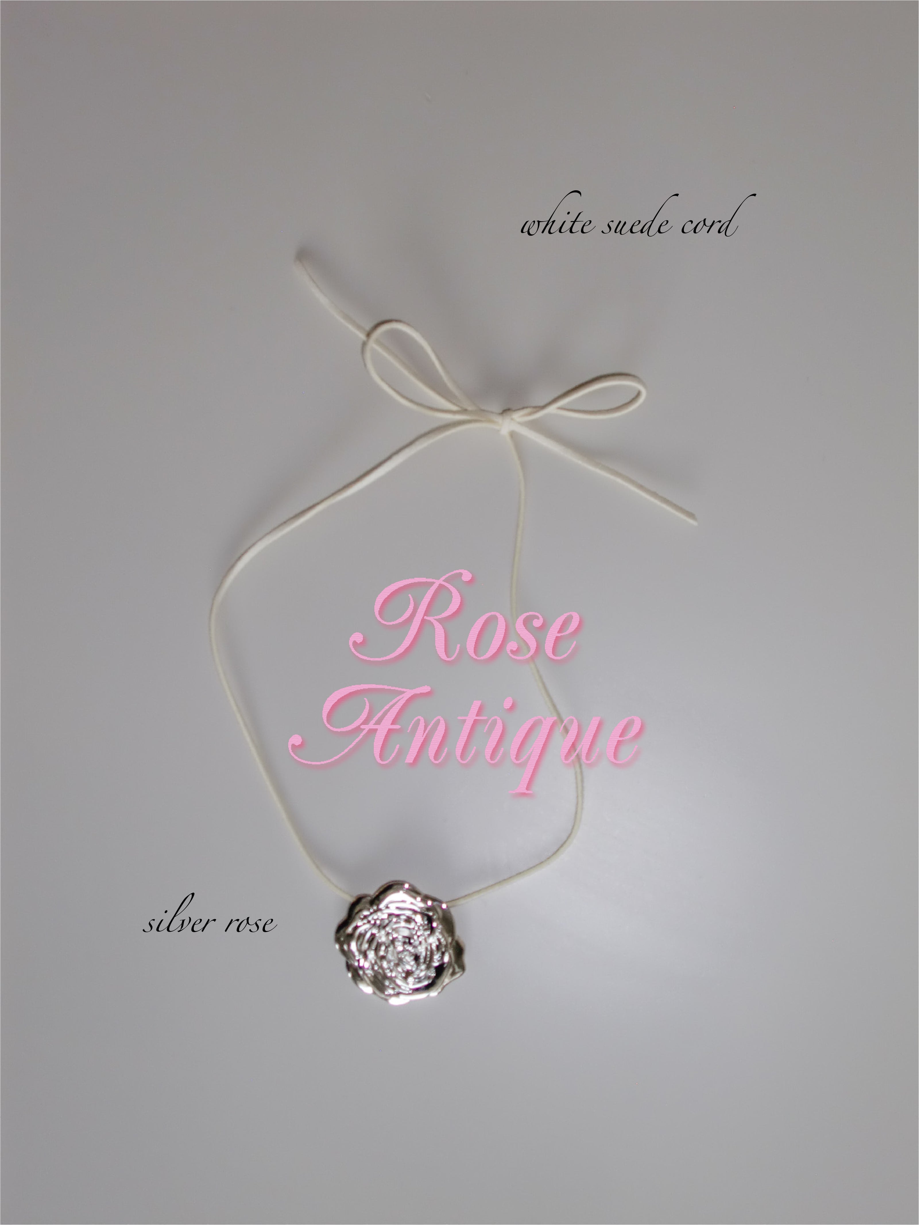 Rose Antique Silver