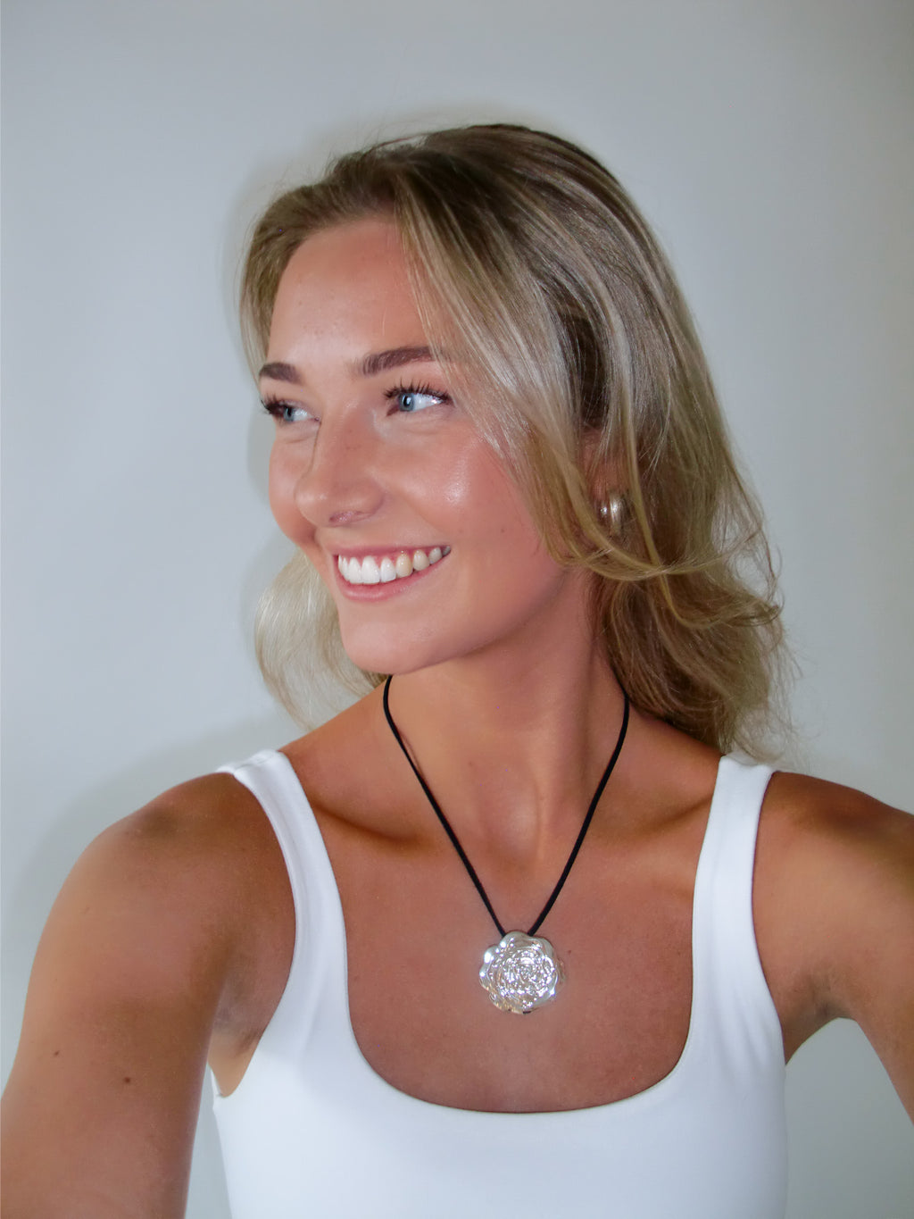 Rose Antique Silver